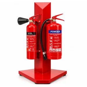 Hanging Type Red Powder Coated Fire Extinguisher Stand